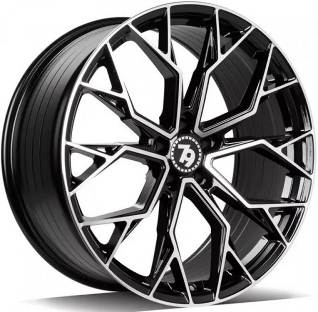 Seventy9 Scf-H 7.5x17 5x112 ET40 black front polished