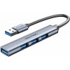 USB Hub Vention SuperMini USB 3.0 HUB 0.15m Gray (CKOHB)