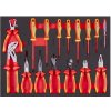 AHProfi Sada VDE kleští a šroubováků v pěnové výplni, 16 ks - AH2409