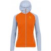 Karpos AMBRIZZOLA FULL-ZIP dámska mikina s kapucňou scarlet ibis/halogen blue S