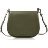 Paolo Peruzzi Dámska kožená taška cez rameno z hladkej kože | zelená KV-06-GR