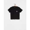 Carhartt WIP Pocket Heart (black/red) M, čierna