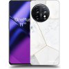 Picasee silikónový čierny obal pre OnePlus 11 5G - White tile