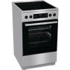 Sklokeramický sporák Gorenje GECS5C70XPA nerez