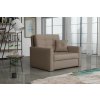 Nábytek PEGAS s.r.o. Rozkládací křeslo Vivian Lux I Soft světle hnědá