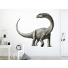 Nalepte.cz Diplodocus textilní prelepiteľná nálepka na stenu arch 20 x 18 cm