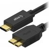AlzaPower APW-CBTCMUB01B USB-C na Micro USB-B 3.2 Gen 1, 0.5m, černý