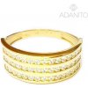 ADANITO BRR0441G - Zlatý prsteň so zirkónmi 59 3.85 g