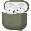 PUZDRO TECH-PROTECT SILICONE APPLE AIRPODS 4 OLIVE Zelený
