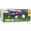 RC traktor s čelným nakladačom, červený 1:24