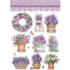 Ryžový papier - A4 - Provence vases