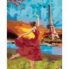 zuty Zuty - Maľovanie Podľa Čísel - Tanec U Eiffelovej Veže, 80X100 Cm, Plátno (8596530081265)