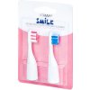 VITAMMY SMILE náhradné násady na detské zubné kefky Smile, 2ks, ružová/modrá