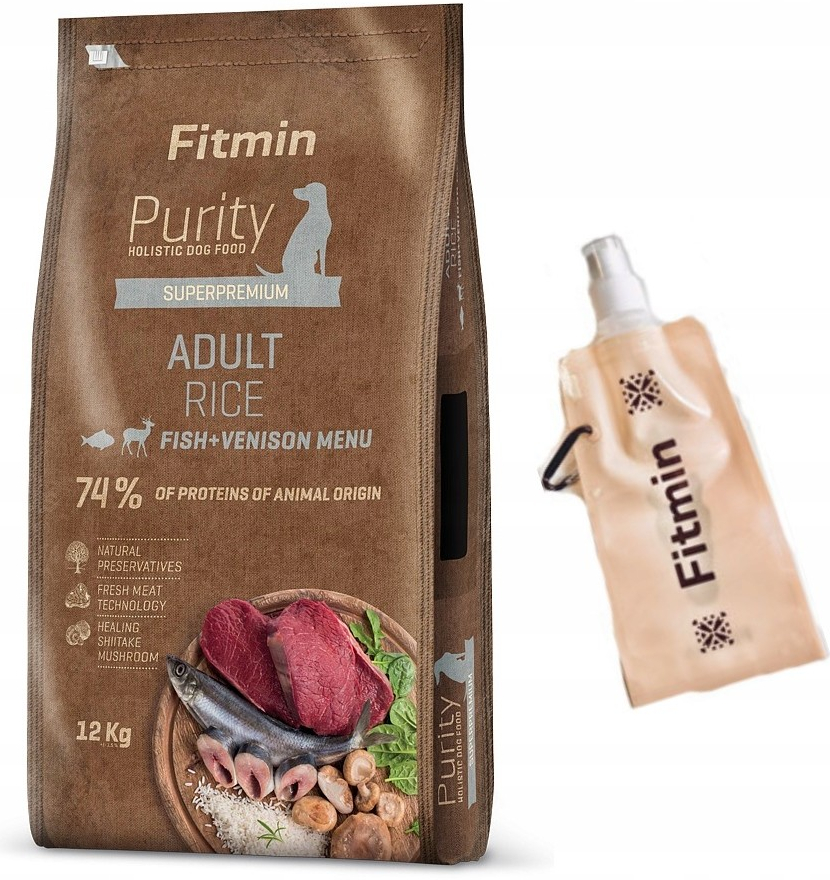 Fitmin Purity Rice Adult Fish & Venison 12 kg