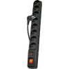 PREMIUMCORD ACAR S8 rozvodný panel 8x 230V, ČSN, kabel 3m, přepěťová ochrana, nemá přichycení do racku