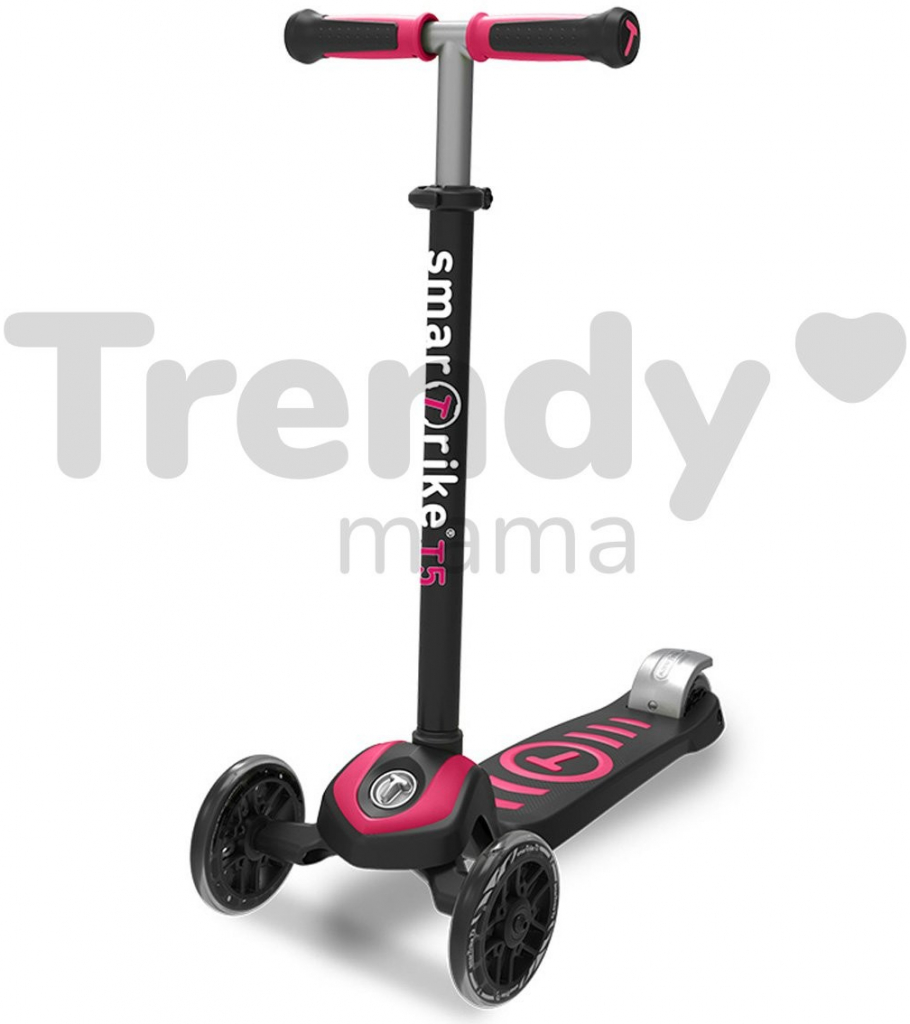 Smart Trike Scooter T5 ružová