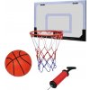 DKD HOME DECOR Sada mini basketbalového koša s loptou a pumpou - vnútorná