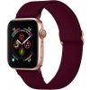AppleKing nylonový remienok s posuvnou prackou pre Apple Watch Ultra 49mm / 46mm / 45mm / 44mm / 42mm - vínový - možnosť vrátiť tovar ZADARMO do 30tich dní