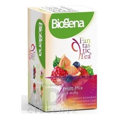 Biogena Fantastic Tea Fruit Mix 4 druhy po 5 vrecúšok, 1x20 ks