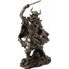 MystiCalls Soška Vikingský bojovník s mečem a helmou 20,5cm