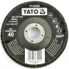 Yato Kotúč lamelový korundový brúsny 125 x 22.2mm P40 YT-83292