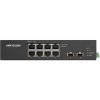 DS-3T0510HP-E/HS - Priemyselný prepínač 8x PoE + 2x SFP, Gigabit - Hikvision
