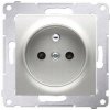 Zásuvka 2P+T/16A/250V clonky (SS) strieb. mat.metal. SIMON54Pre (simon)