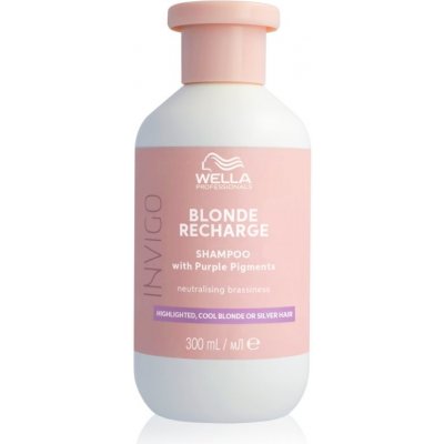 Wella Professionals Invigo Blonde Recharge šampón pre blond vlasy neutralizujúci žlté tóny 300 ml