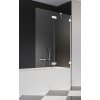 RADAWAY ESSENZA PRO WHITE PND II 100cm pravá vaňová zástena pevná s otváracou časťou, profil biely, sklo číre, 10102100-04-01R