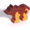 Medveď medvedík drevené detské skladacie puzzle | drevené hračky