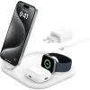 Belkin BOOST CHARGE Qi2 (MagSafe) 15W 3v1 nabíjacia stanica biela WIZ029vfWH