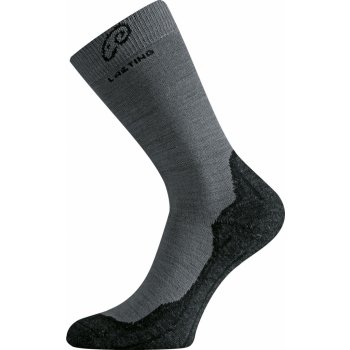 Lasting WHI 809 vlněné ponožky šedé