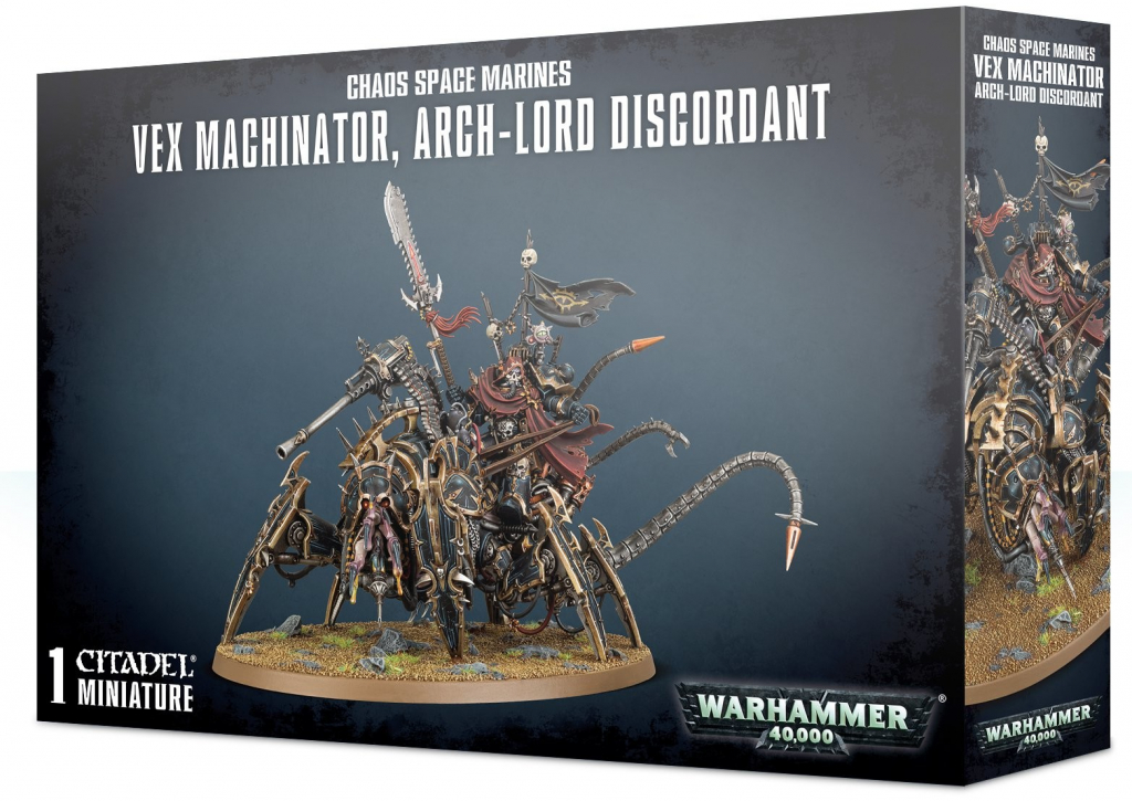 W40k: Chaos Space Marines Vex Machinator Arch Lord Discordant kit