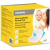 Medela Prsné vložky jednorazové ultra priedušné Varianty: 60 ks
