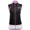 Crazy Idea Vest Channel Woman pop 22/23 XS; Černá vesta