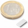SOLLAU Neodymový magnet hranol 10x5x1.5 mm, N42, ponikelovaný