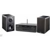 Dynavox VT-90 + Indiana Line Nota 250 X Black - Stereofonní kompaktní zesilovač 2x90W / Phono vstup, USB, Bluetooth, koax a optický vstup + 2-pásmové regálové reprosoustavy
