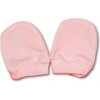 NEW BABY Bavlnené rukavičky pre novorodencov Ružové