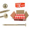 Klimas Wkret-Met TX 6x80mm - 1 Kartón (12x100 ks) - Skrutky / Vruty do dreva so zapustenou hlavou, WKCS