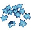 Sada figúrok Meeples - priehľadná, farba fialová