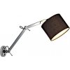 SLV Schrack Technik LI156010 TENORA WL-2 WALL LUMINAIRE with double- swivel arm, black