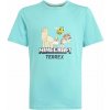 adidas Minecraft Terrex Tee K JZ3588 tyrkysové
