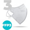 Nanolab 3 x Český bezpečný nano respirátor FFP3 biely Možnosť: medi (logo křížek)