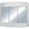 Zrkadlová skrinka s LED osvetlením Topas Eco, 60 × 53 × 18 cm, biela