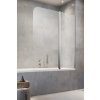RADAWAY EOS PND II 130cm pravá vaňová zástena otvárateľná, profil chróm, sklo číre, 1206213-01R