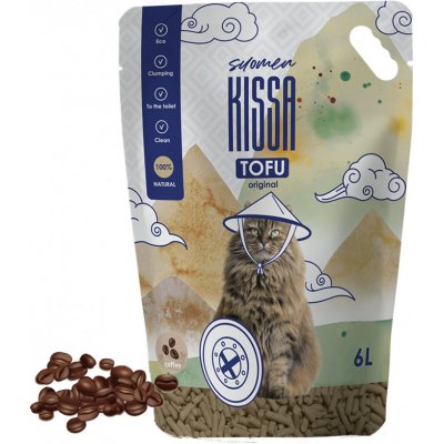 Suomen Kissa Tofu Podstielka pre mačky s vôňou kávy 6 l