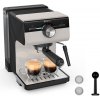 Kolbový kávovar na espresso Krups Authentic XP381B10 1450 W strieborný/sivý