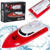 Ikonka RC loď 4CH mini CP802 červená