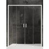 New Trendy Prime sprchové dvere 130 cm posuvné biela matná/priehľadné sklo D-0434A