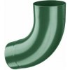 Koleno zvodové 72° KJG pozink - farebný - RAL 6005 Machovo zelená, Ø 120 mm - RAL 6005 Machovo zelená - Ø 120 mm